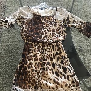 Bebe dress leopard